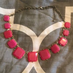 Pink Chunky Short Necklace